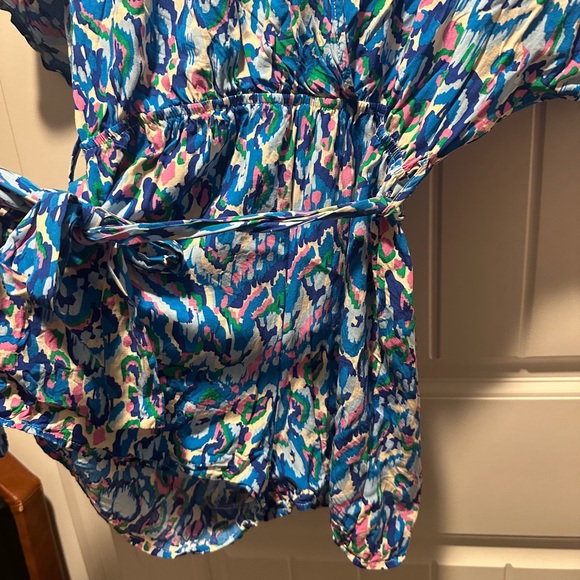 Colorful Patterned Romper - Picture 2 of 3